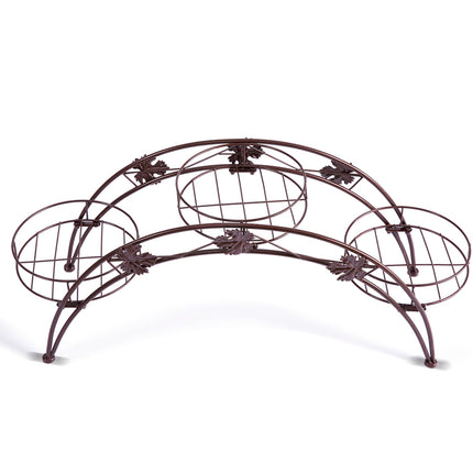 Levede Plant Stand Outdoor Indoor Metal Bronze-2018816651222454273