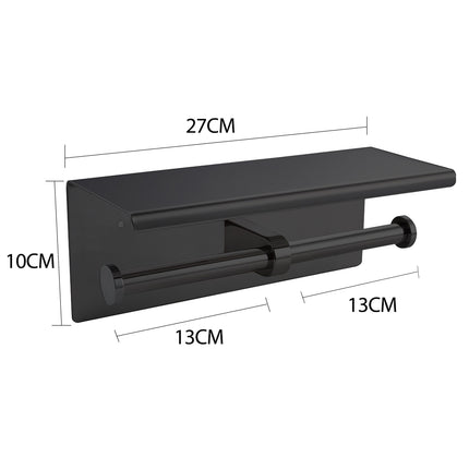 Toilet Paper Holder Double Roll Stainless-2018816667269861378
