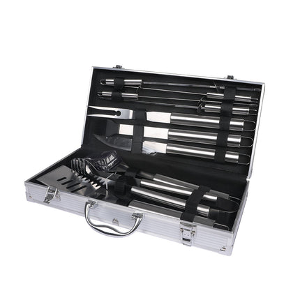 Moyasu 10Pcs BBQ Tool Set Stainless-2006733309522087936
