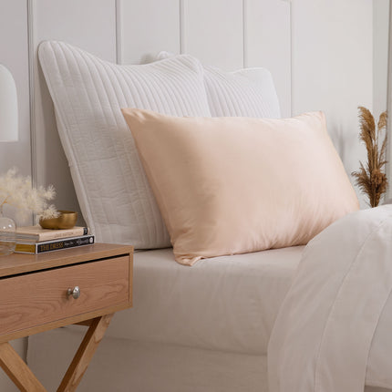 Pure Silk Pillow Case by Royal Comfort (Single Pack) - Champagne Pink-1951134815461969920