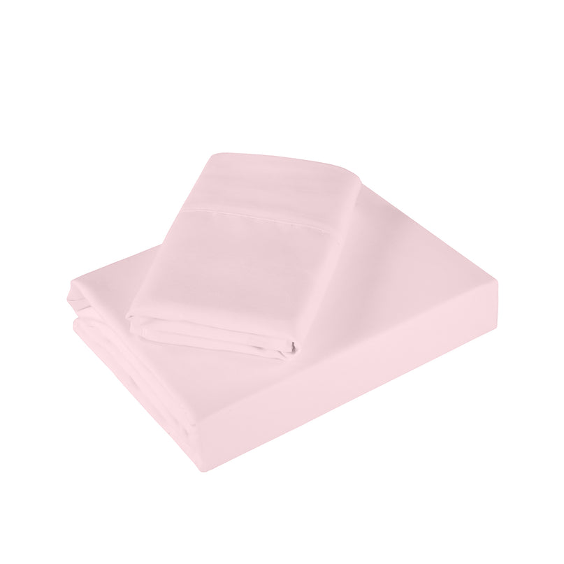 Royal Comfort - 1200TC Ultrasoft 4 Pc Sheet Set - King - Soft Pink-1951134881228656642