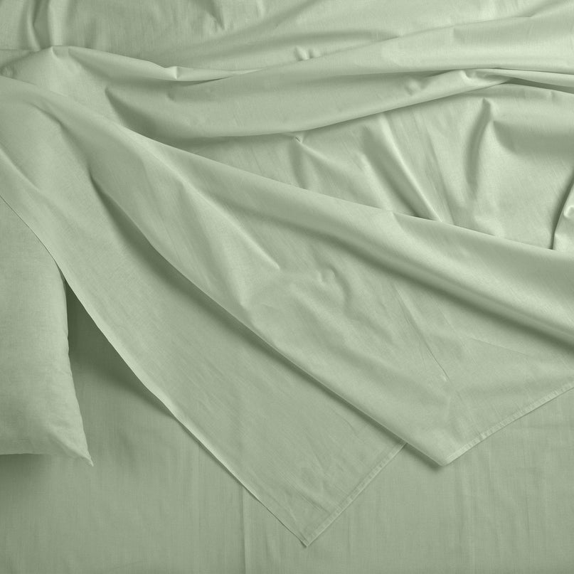 Royal Comfort Blended Bamboo Sheet Set Sage Green - Queen-1951134881425788931