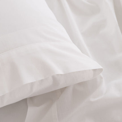 Royal Comfort Vintage Washed 100% Cotton Sheet Set King - White-1951134889655013379