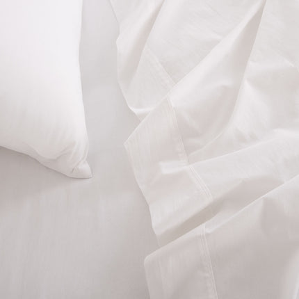 Royal Comfort Vintage Washed 100% Cotton Sheet Set King - White-1951134889655013380