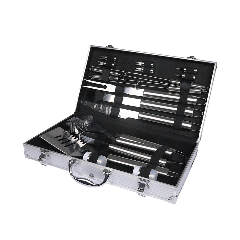 Moyasu 18Pcs BBQ Tool Set Stainless-2006733309673082880