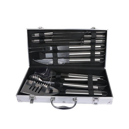 Moyasu 10Pcs BBQ Tool Set Stainless-2006733309522087937