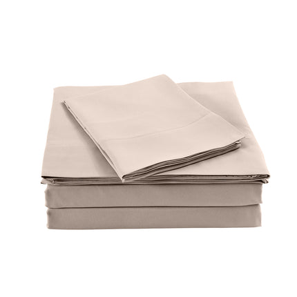 Royal Comfort Blended Bamboo Sheet Set Warm Grey - Queen-1951134848815075329