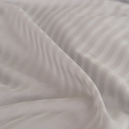 KENSINGTON 1200TC COTTON SHEET SET IN STRIPE- DOUBLE - SILVER (GREY)-1951134851369406470