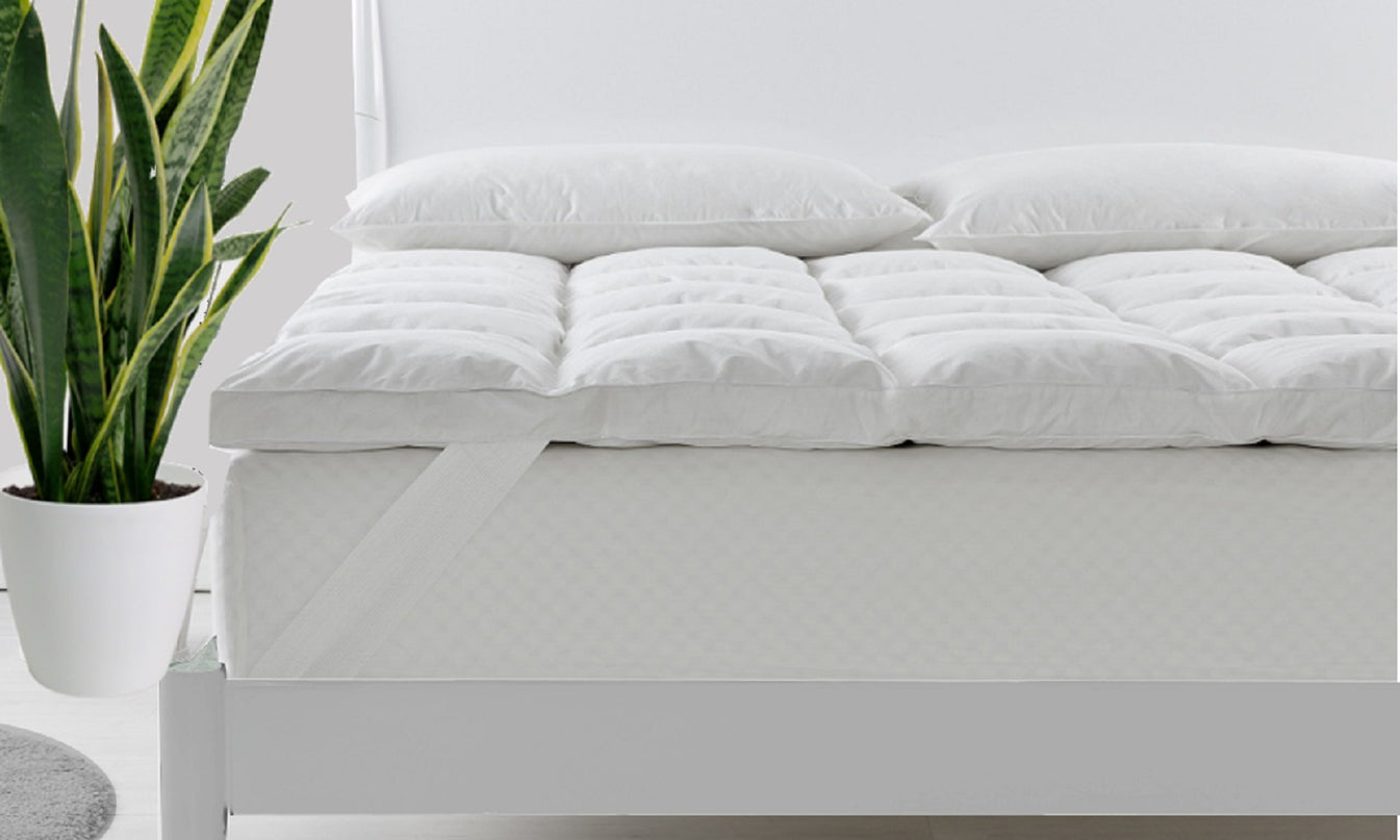 Royal Comfort Duck Feather and Down Mattress Toppers / 1800GSM - King-1951134811624181760