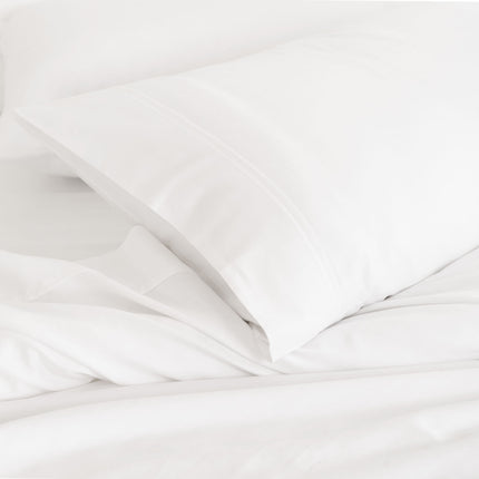 Royal Comfort - Balmain 1000TC Bamboo cotton Sheet Sets (King) - White-1951134853571416069