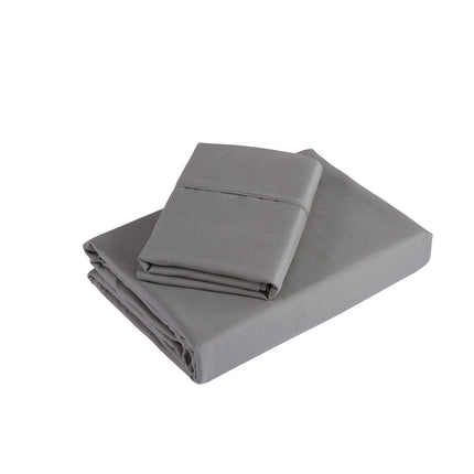 Royal Comfort 1200TC Ultrasoft 4 Piece Sheet Set - Double - Charcoal-1951134857073659907