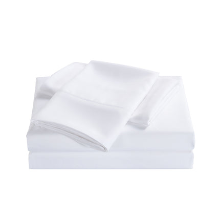 Royal Comfort Bamboo Cooling 2000TC Sheet Set - Single-White-1951134863302201346