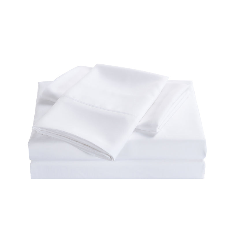 Royal Comfort Bamboo Cooling 2000TC Sheet Set - King Single-White-1951134864803762178