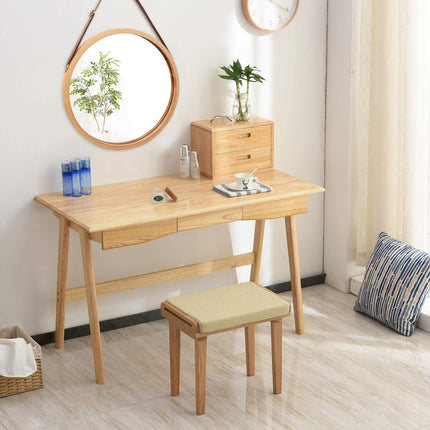 CARLA HOME Hanging Wall Mirror 45cm - Solid Bamboo Frame and Adjustable Leather Strap for Bathroom and Bedroom, Vanity Mirror, Makeup Mirror, Face Mirrors, Wall Shelf Mirror (Round 45 cm)-1978962234897993737