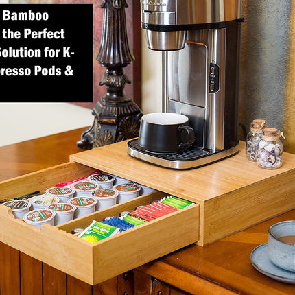 CARLA HOME Bamboo K-Cup Coffee Pod Holder Storage Organizer  for Kitchen, Jewelry and Cosmetic-1992735300081815554