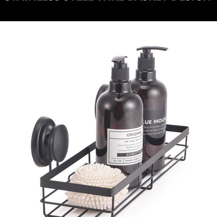 CARLA HOME  2 Pack Rectangular Corner Shower Caddy Shelf Basket Rack with Premium Vacuum Suction Cup No-Drilling for Bathroom and Kitchen-1992735303034605571