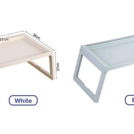 CARLA HOME Multifunction Laptop Bed Desk with foldable legs for Home Office (White)-1978962240203788297