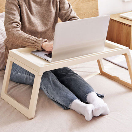CARLA HOME Multifunction Laptop Bed Desk with foldable legs for Home Office (White)-1978962240203788289