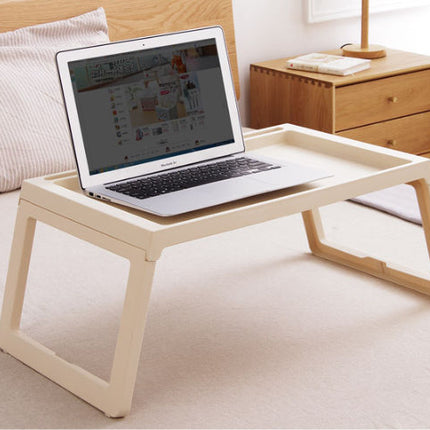 CARLA HOME Multifunction Laptop Bed Desk with foldable legs for Home Office (White)-1978962240203788296