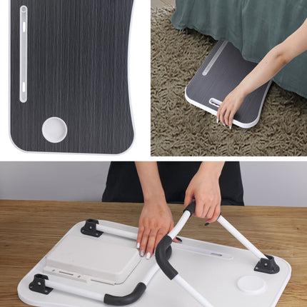 CARLA HOME Laptop Bed Desk with Storage and foldable legs for Adults, Kids & Home Office-1992735285468860423