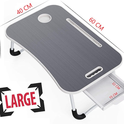 CARLA HOME Laptop Bed Desk with Storage and foldable legs for Adults, Kids & Home Office-1992735285468860424