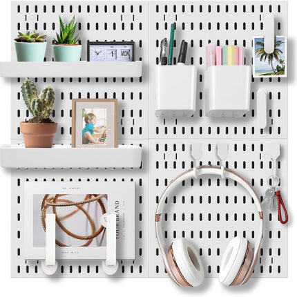 CARLA HOME Pegboard Combination Kit with 4 Pegboards and 18 Accessories Modular Hanging for Wall Organiser-1978962248600784896