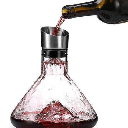 CARLA HOME Iceberg Wine Decanter with Aerator Filter and Lid-1992735295526801408