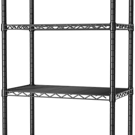 CARLA HOME 4-Tier Adjustable Metal Storage Shelves Wire Rack Organizer for Kitchen, Pantry, Bathroom or Laundry Room (60cm W x 40cm D x 140 cm H)-1992735282633510920