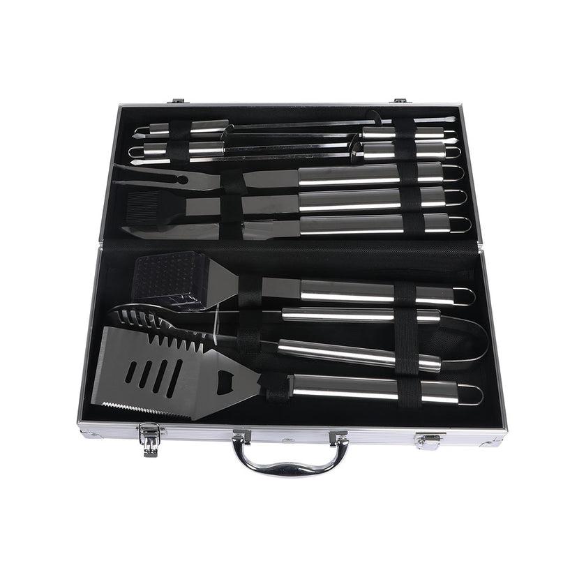 Moyasu 10Pcs BBQ Tool Set Stainless-2006733309522087940