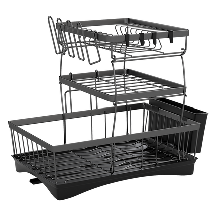 Toque Dish Drying Rack Plate Drainer Cup Holder-2006732713196916744