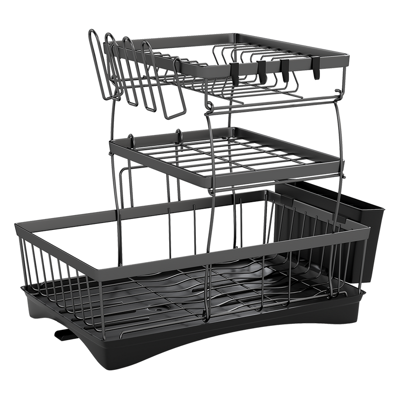 Toque Dish Drying Rack Plate Drainer Cup Holder-2006732713196916744