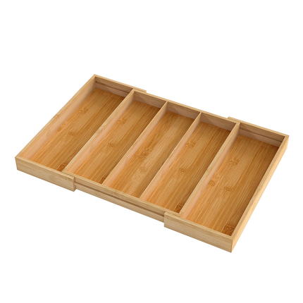 Toque Bamboo Expandable Kitchen Drawer Organizer Storage-2006732763281100808