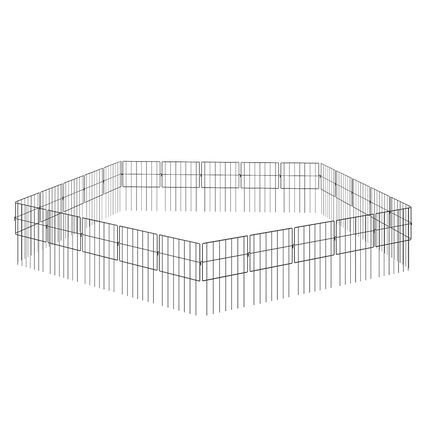 Mountview 25 Pcs Garden Fence Border Rustproof Metal-2006733422801850375