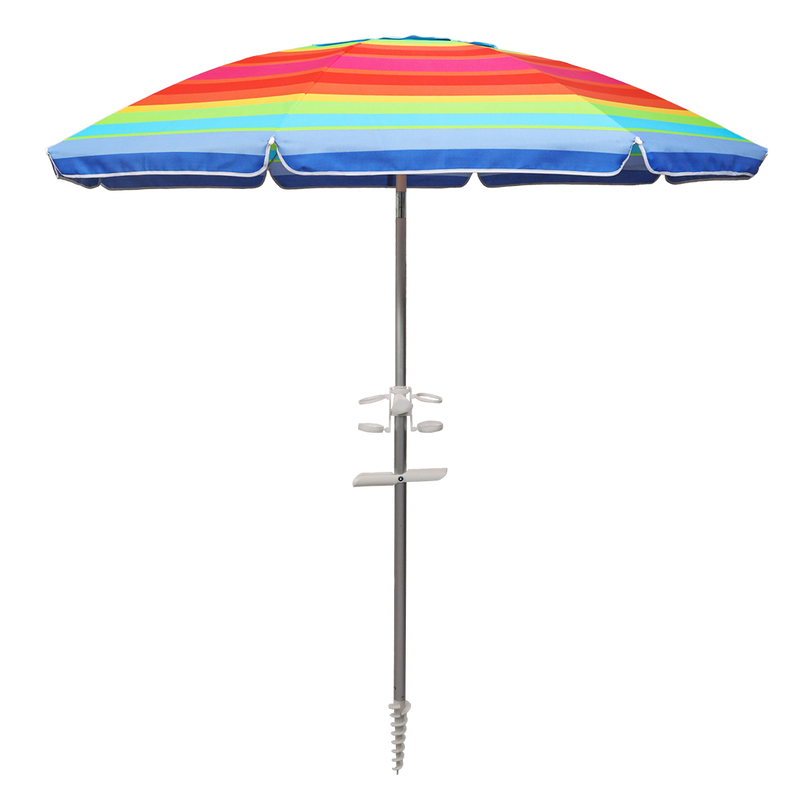 Mountview 2.2M Outdoor Beach Umbrellas Sand Colorful-2006732892109148168