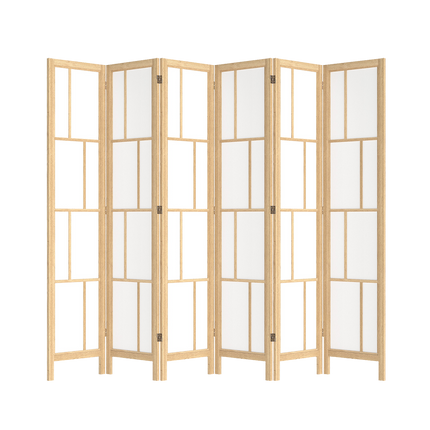Levede 6 Panel Room Divider 170cm Freestanding Screen-2006733395052335112