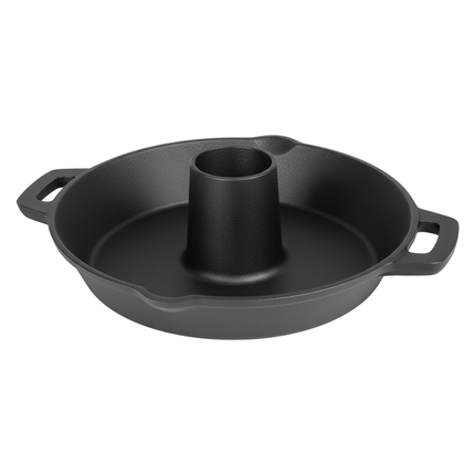 Toque Cast Iron Roaster Stand Non-stick Beer Can Chicken Holder Kitchen Outdoor-2029334115999944712