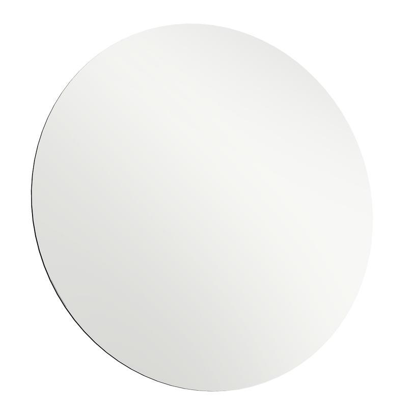 Yezi 50cm Round Wall Mirror Frameless Tempered Glass-2006732738371129352