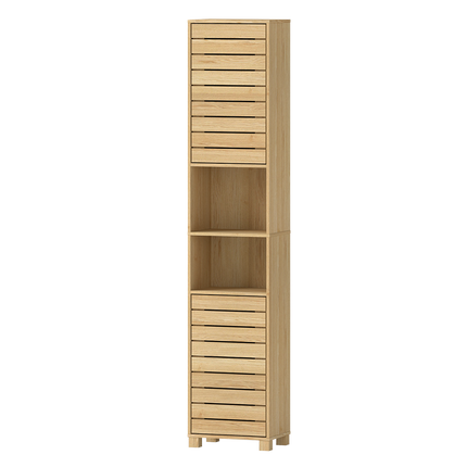 Levede Tall Bathroom Cabinet Storage 165cm Tallboy Adjustable Shelf Cupboard-2029334091303882761
