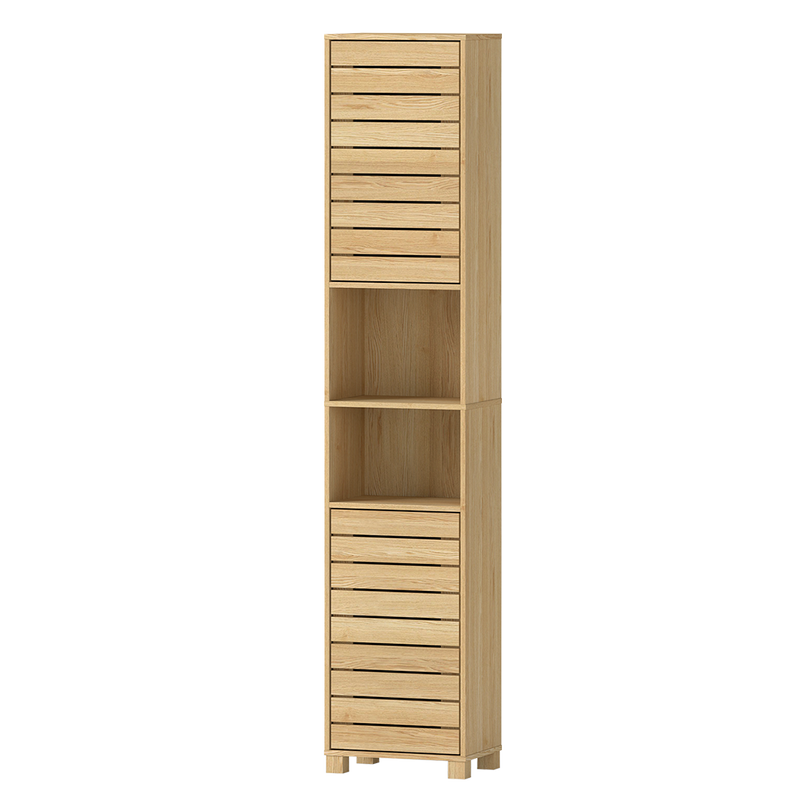 Levede Tall Bathroom Cabinet Storage 165cm Tallboy Adjustable Shelf Cupboard-2029334091303882761