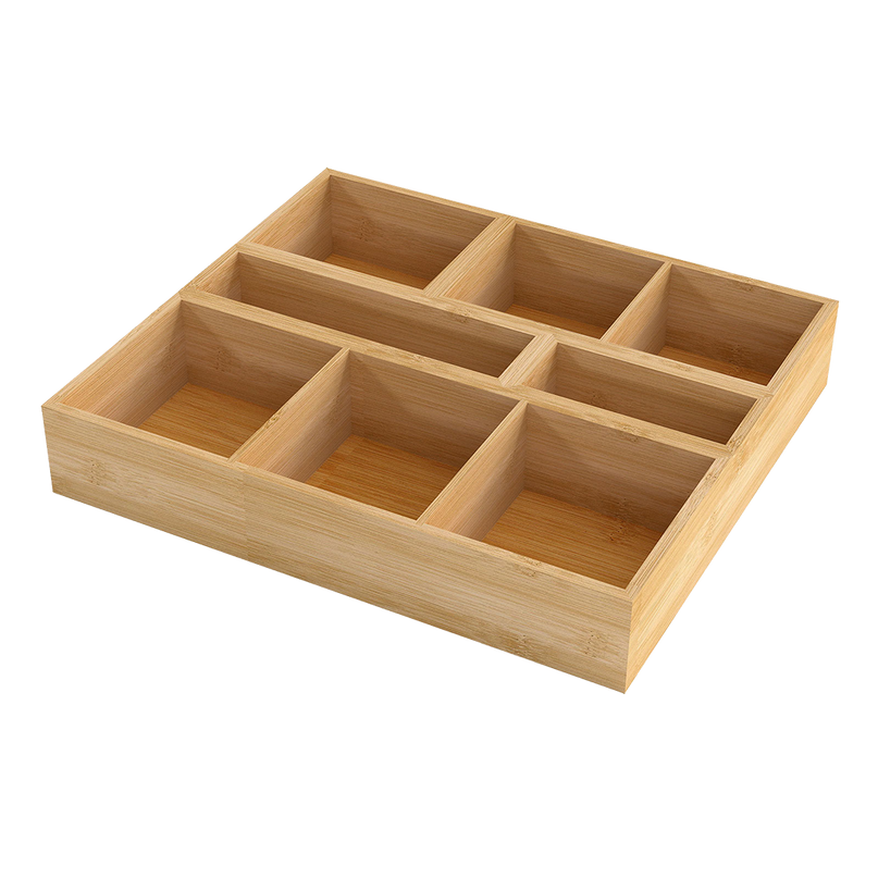 Toque Bamboo Drawer Organizer Multi-Use Storage Box-2029387215821475848