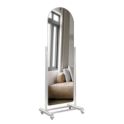 Yezi 165CM Movable Arch Full Length Mirror-2006732867115290632