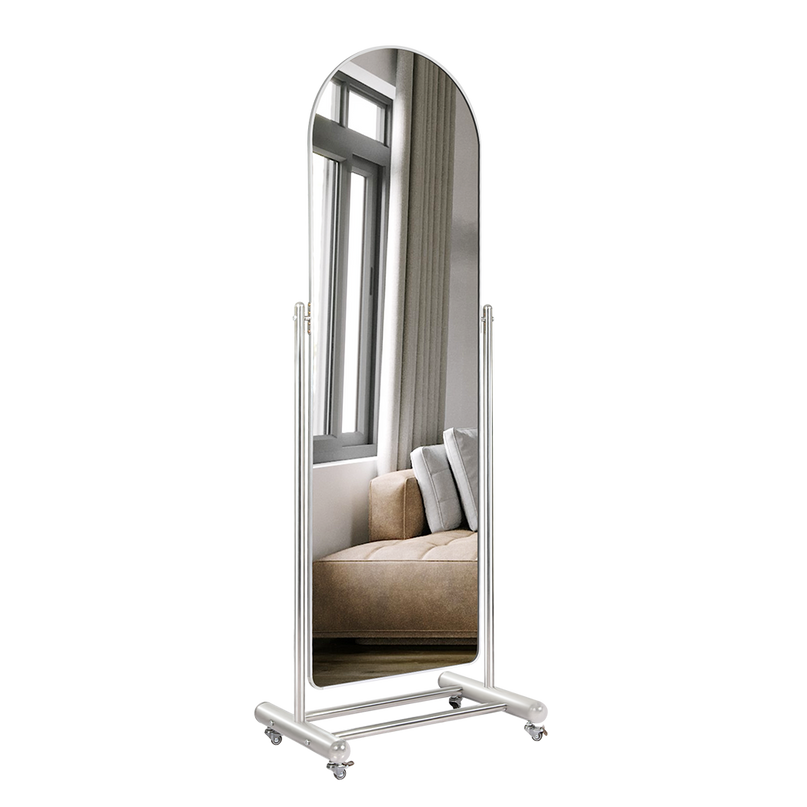 Yezi 165CM Movable Arch Full Length Mirror-2006732867115290632