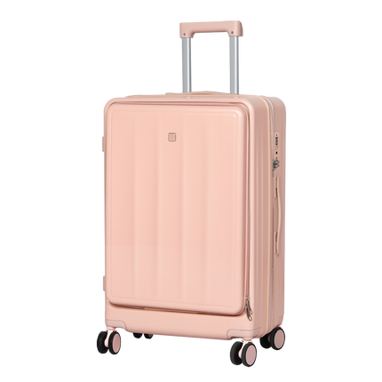 Slimbridge 26" Luggage Trolley Travel Hard Pink-2018816860824408072