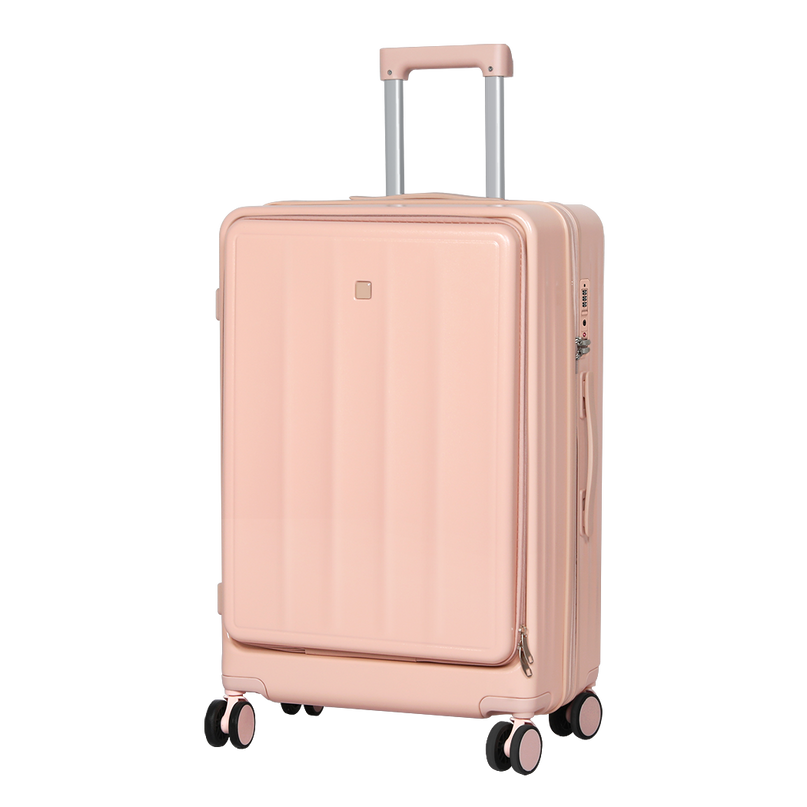 Slimbridge 26" Luggage Trolley Travel Hard Pink-2018816860824408072