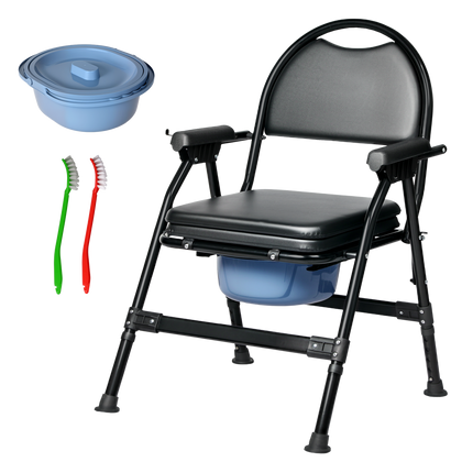 Levede Shower Tiolet Commode Chair Bedside Seat Elderly Pregnant Disability Aid-2029334091652009992