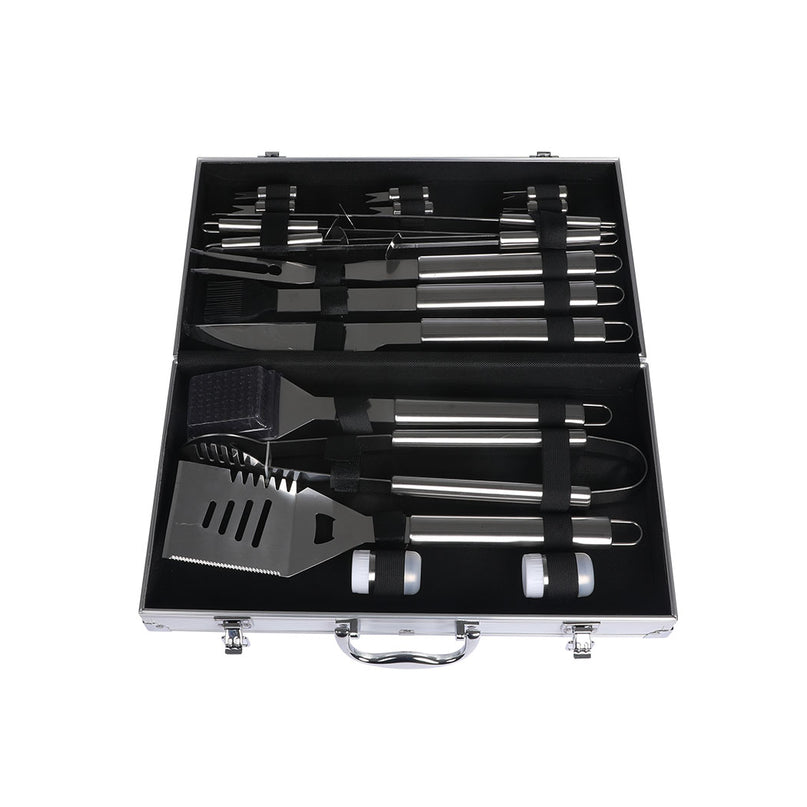 Moyasu 18Pcs BBQ Tool Set Stainless-2006733309673082884