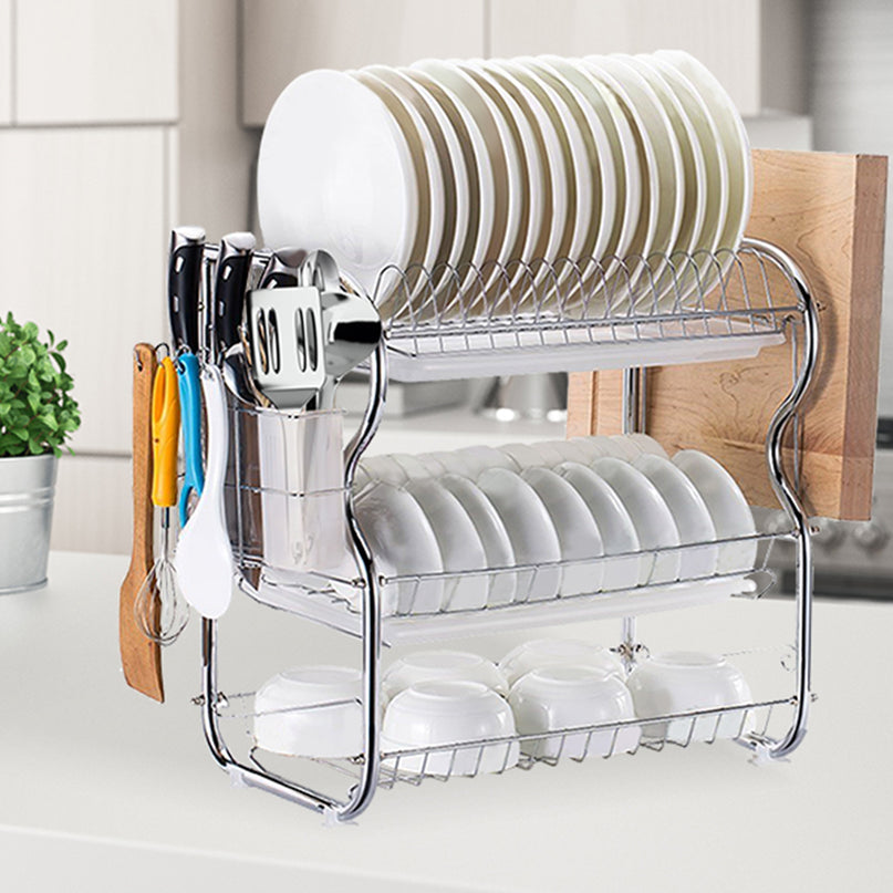 TOQUE Dish Rack Drying Drainer Cup Holder-2006733054802006023