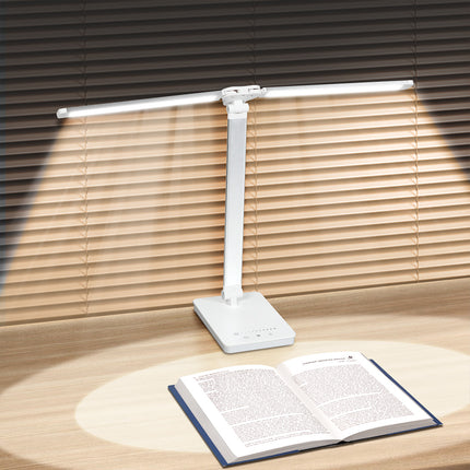 Emitto Double Head Desk Lamp LED Light Eye Caring USB-2006732702522413062