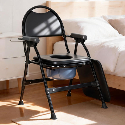 Levede Shower Tiolet Commode Chair Bedside Seat Elderly Pregnant Disability Aid-2029334091652009990