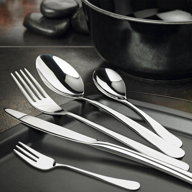 Cutlery Set Stainless Steel Knife Fork Silver-2018816918097629190